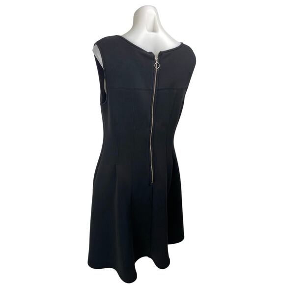 Anthropologie Maeve Debutante  Black Sleeveless Fit & Flare Mini Dress Size XL - Picture 3 of 4